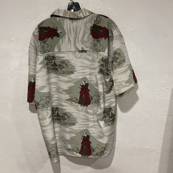 Size Large - Mens Ringo Sport Asian Button Down Shirt - Picture 5 of 5